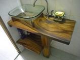 Bathroom Counter Acacia solid
